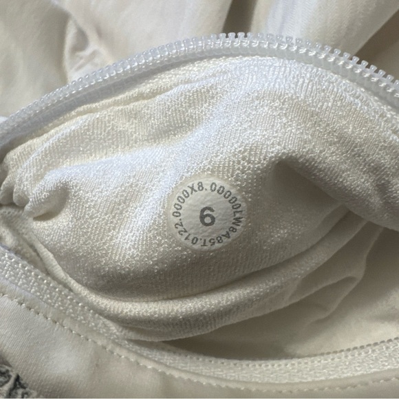 Lululemon White Pace Rival Skirt Size 6 Tall - Picture 8 of 9